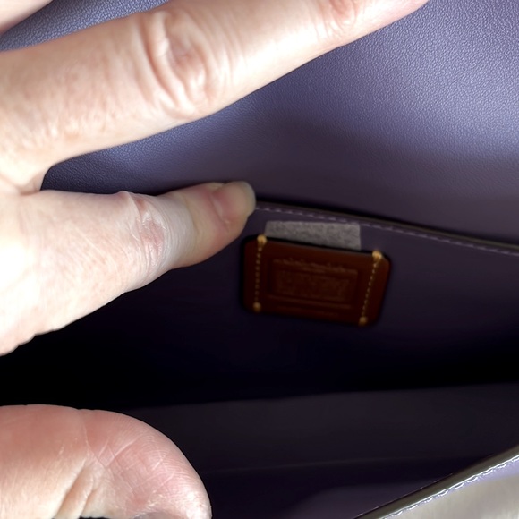 Coach Wyn Crossbody or Shoulder Washed Plum - Picture 8 of 16